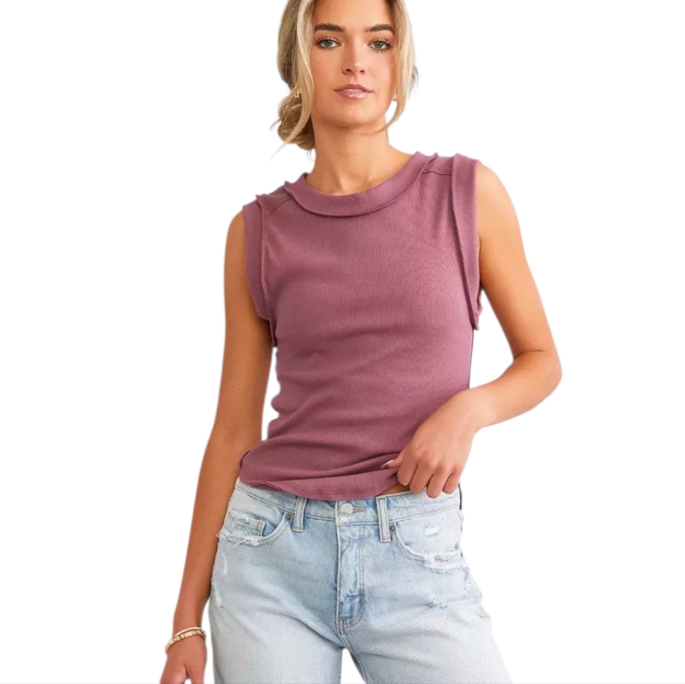 We the Free Kate Tank Purple XS